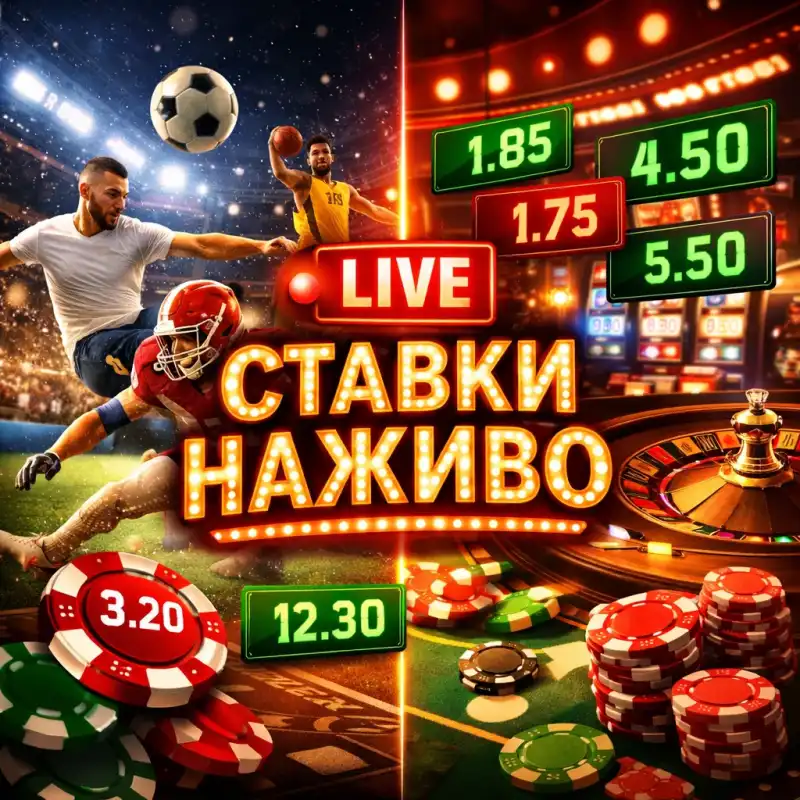 Live ставки в реальному часі - футбол, баскетбол, теніс у Parik24