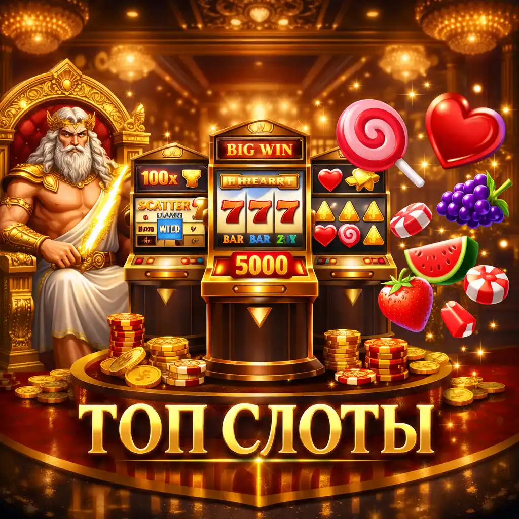 Топ слоты Gates of Olympus и Sweet Bonanza от лучших провайдеров